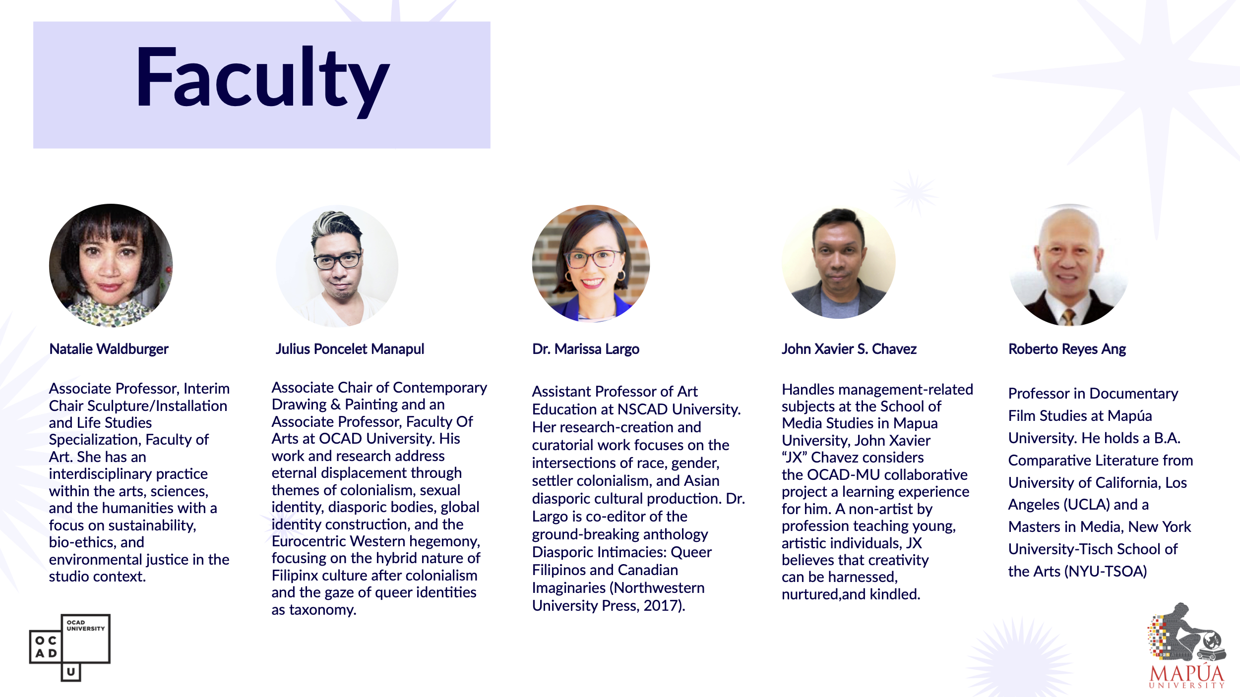 Faculty image and bio