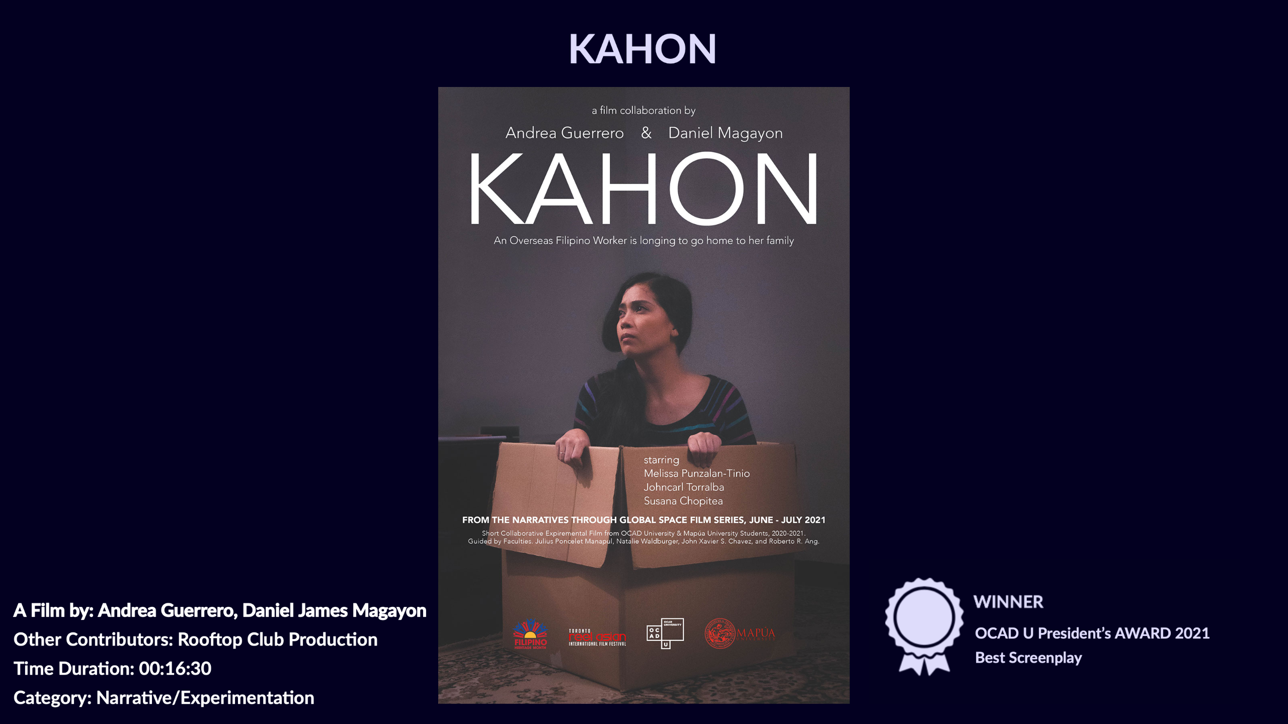 Kahon movie poster and details