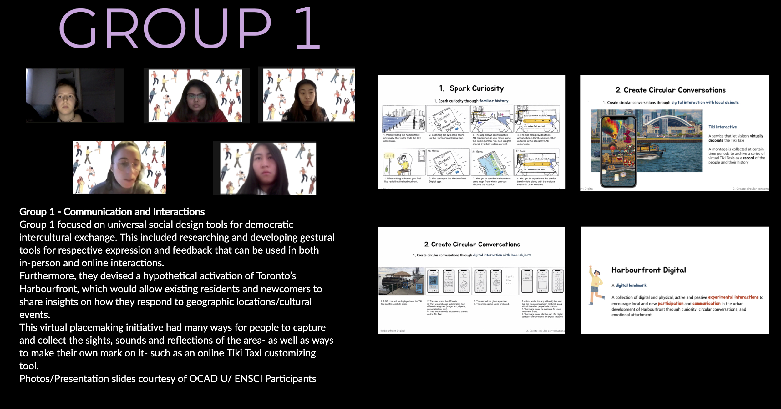 Group 1 Presentation