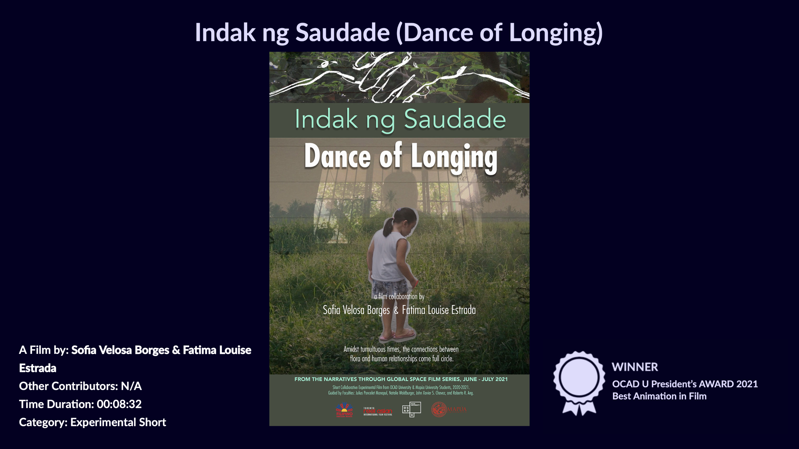 Dance of Longing movie poster and details