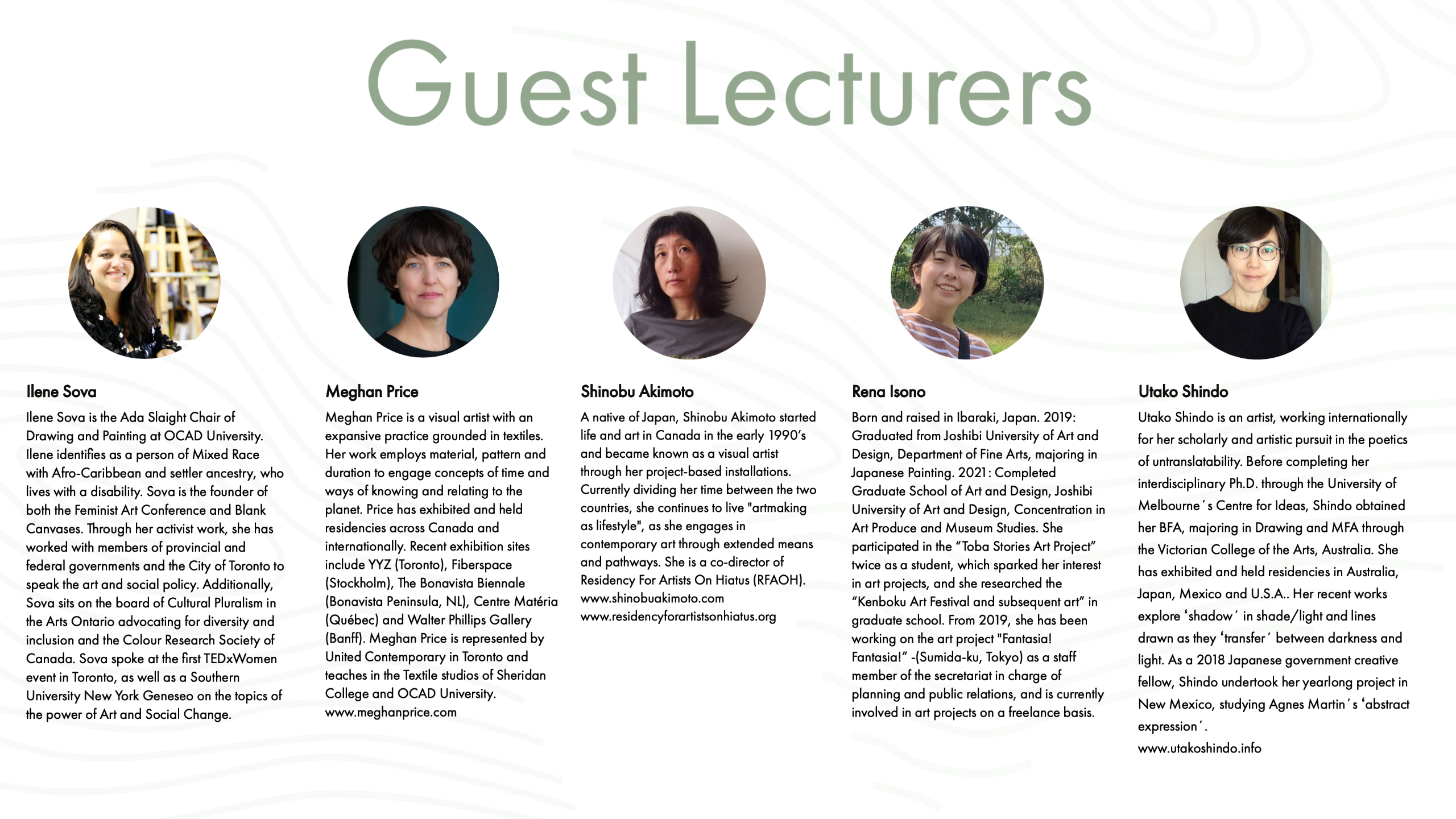 guest faculty bio and photo