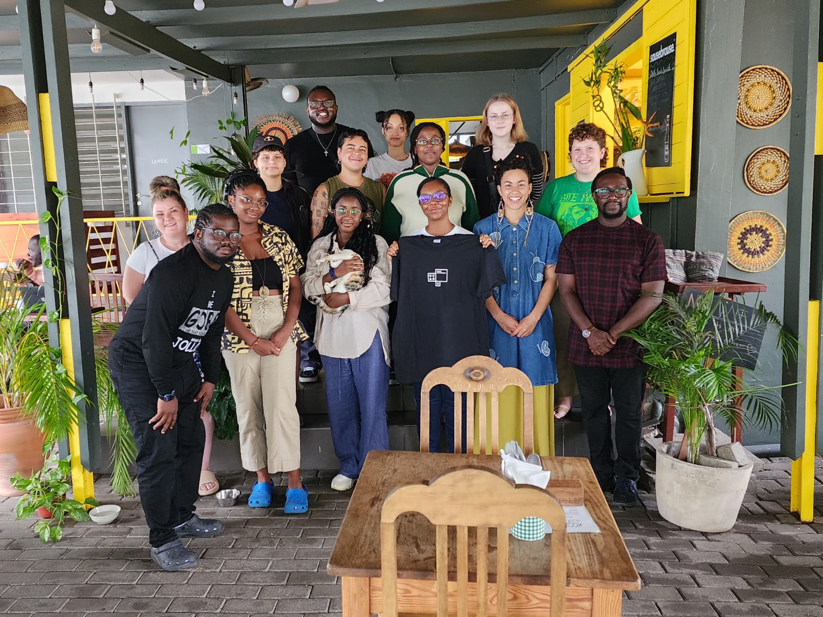 Group Photo at Gothe Institut Workshop in Ghana, Africa.