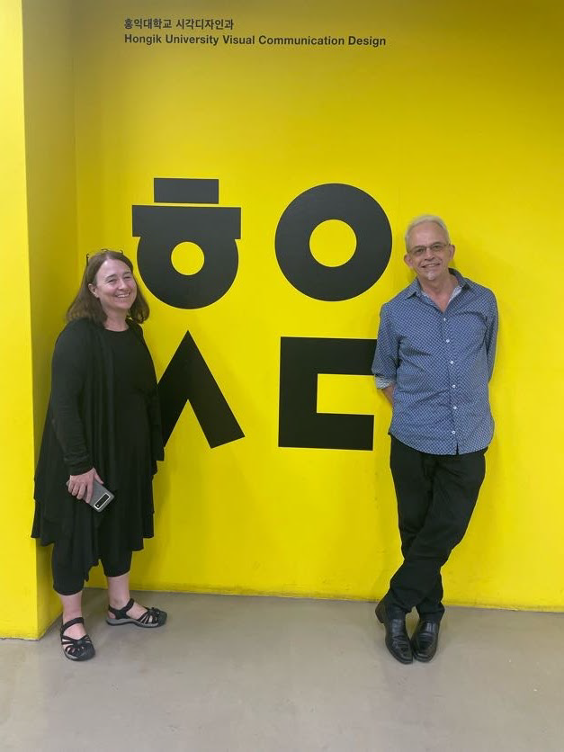 OCAD U faculty members Nancy Snow and Richard Hunt