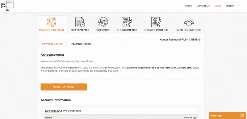 Payment code walkthrough