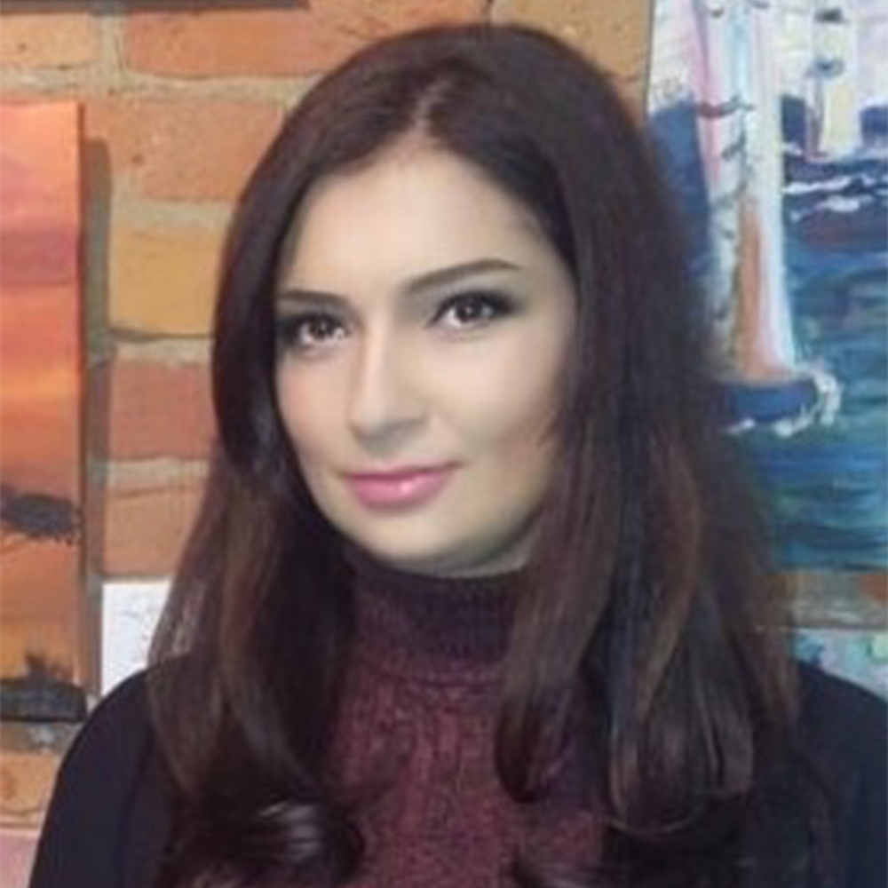 Headshot of 2026 DesignTO x Stantec Window Gallery Career Launchers recipient, Yana Rzayeva.