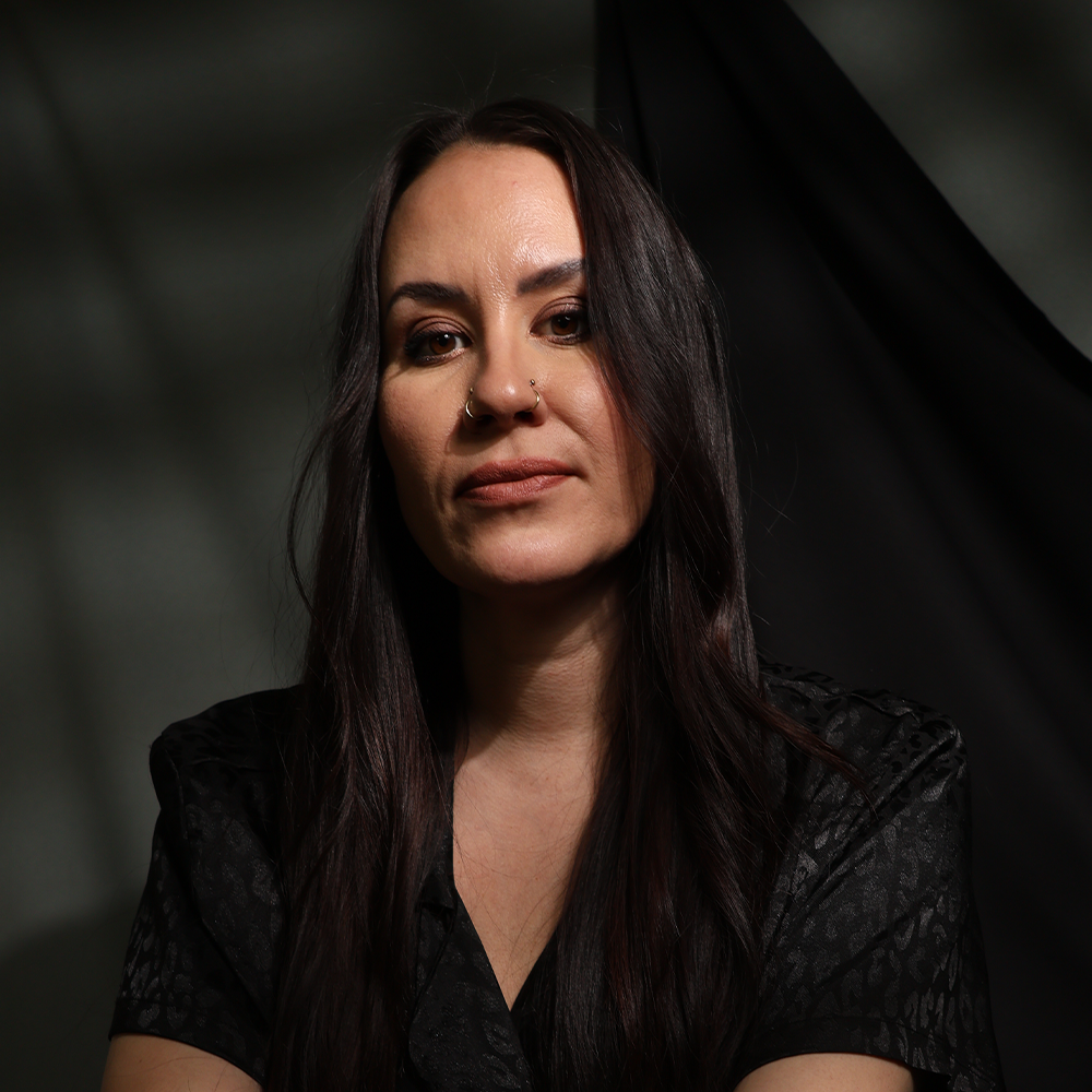 Headshot of Catherine Blackburn, recipient of the 2025 Trinity Square Video Vitrine Career Launcher.