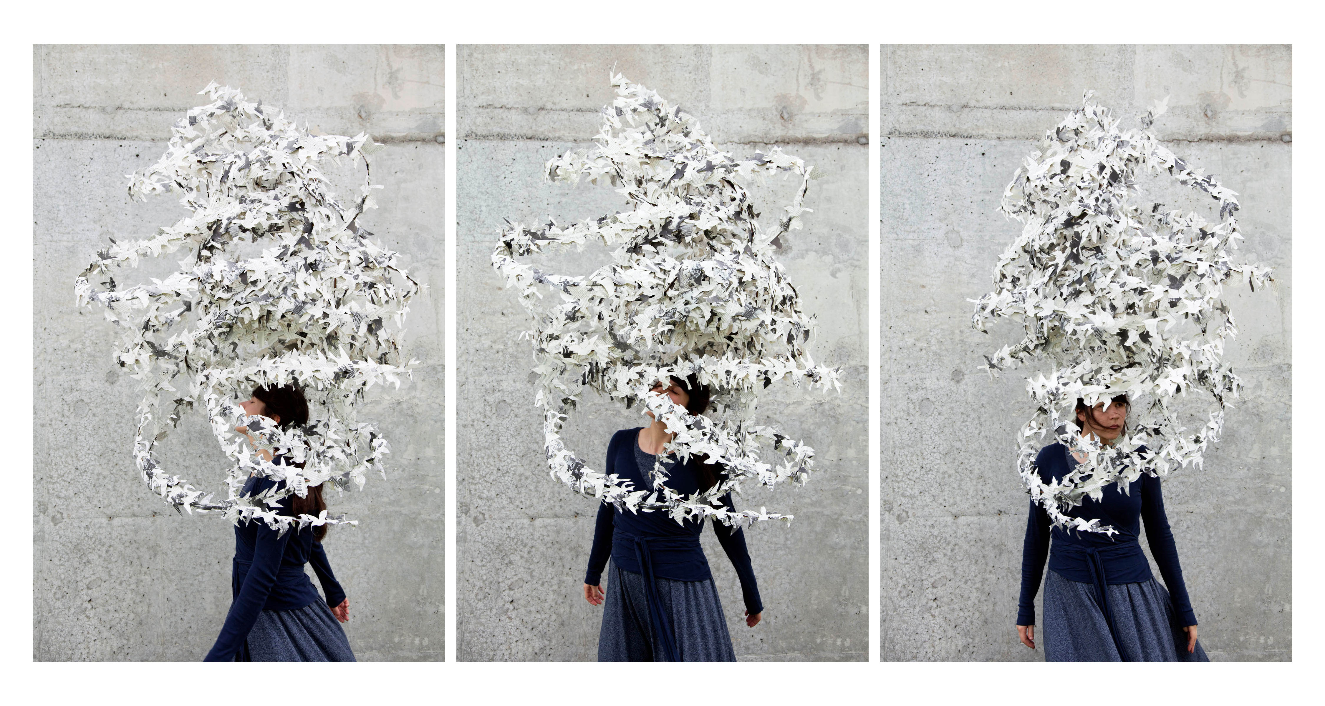 Meryl McMaster, Murmur I, II, III, 2013. Courtesy of the artist, Stephen Bulger Gallery and Pierre-François Ouellette art contemporain.