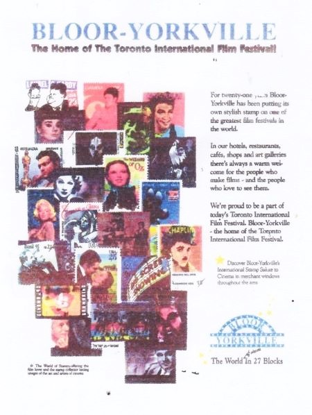 Toronto Life ad promoting TIFF