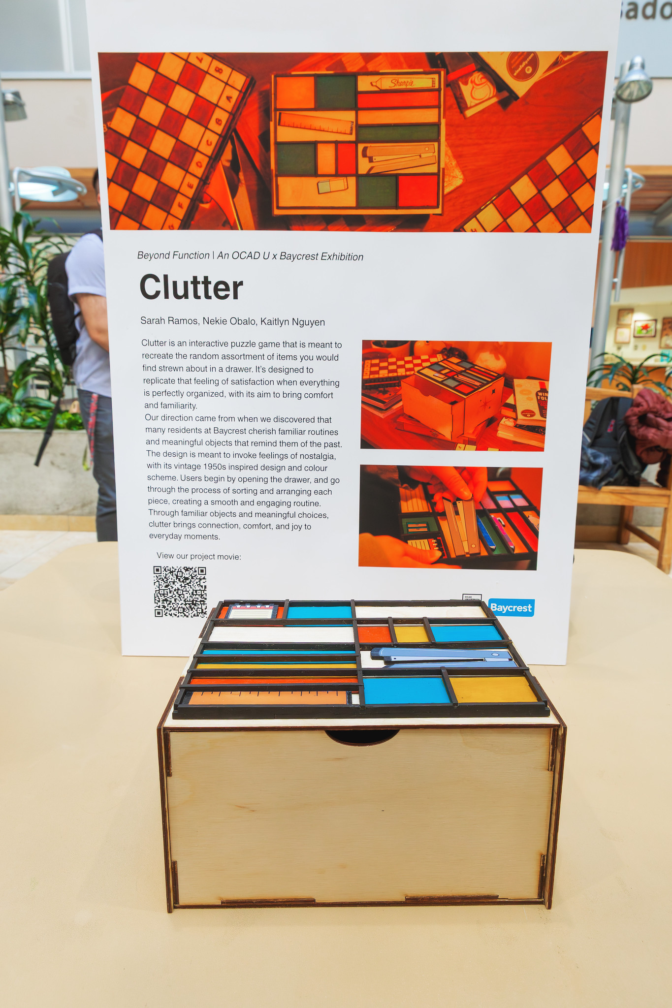 Clutter, a student design. 