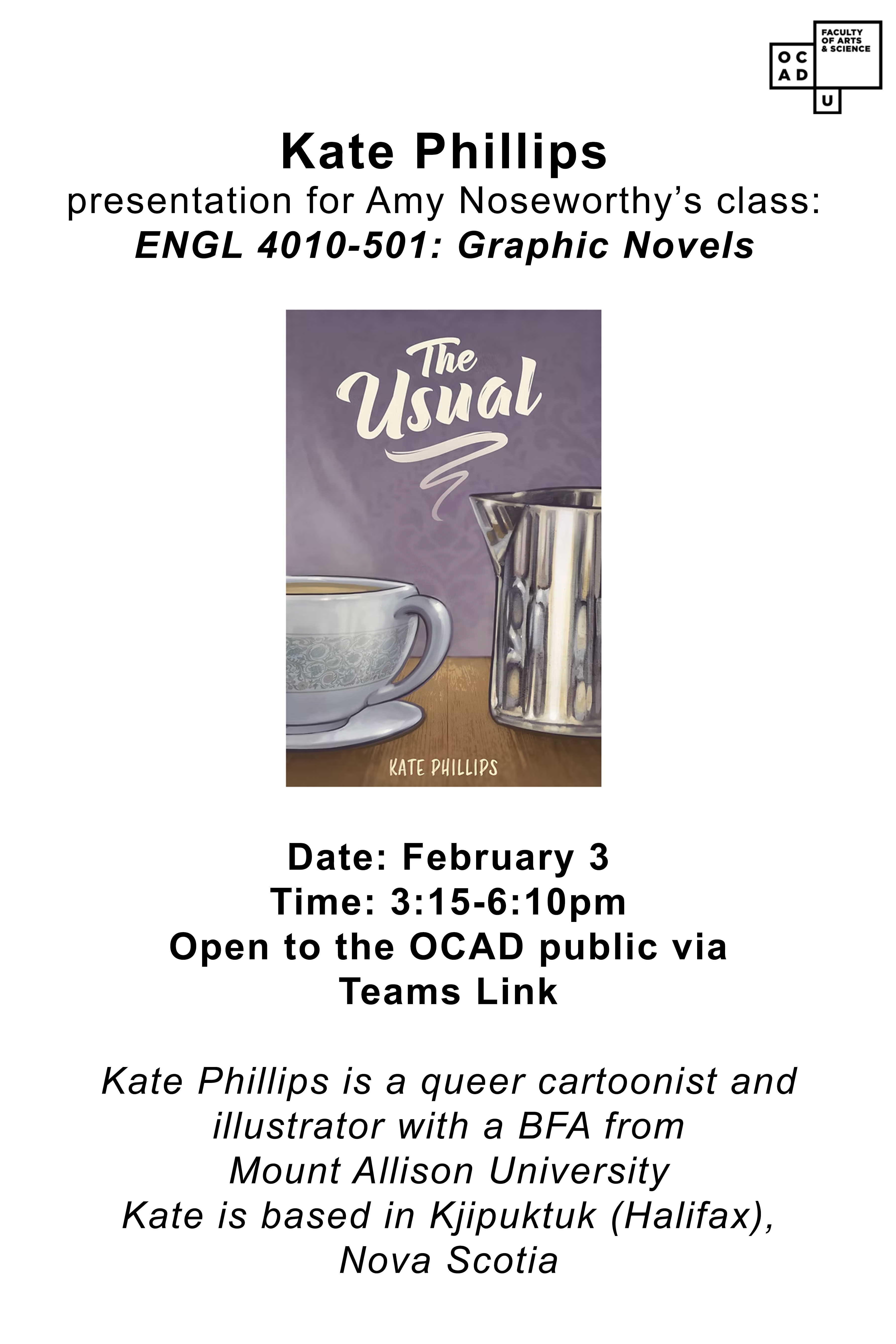 Kate Phillips at OCAD U