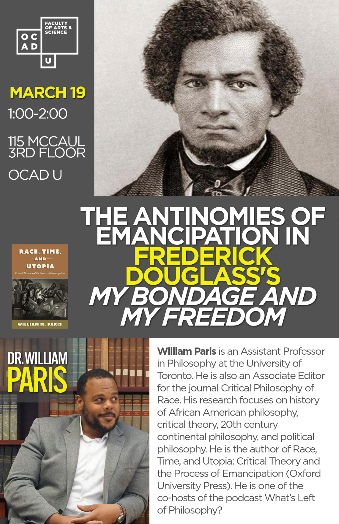 Dr. William Paris: On Frederick Douglass