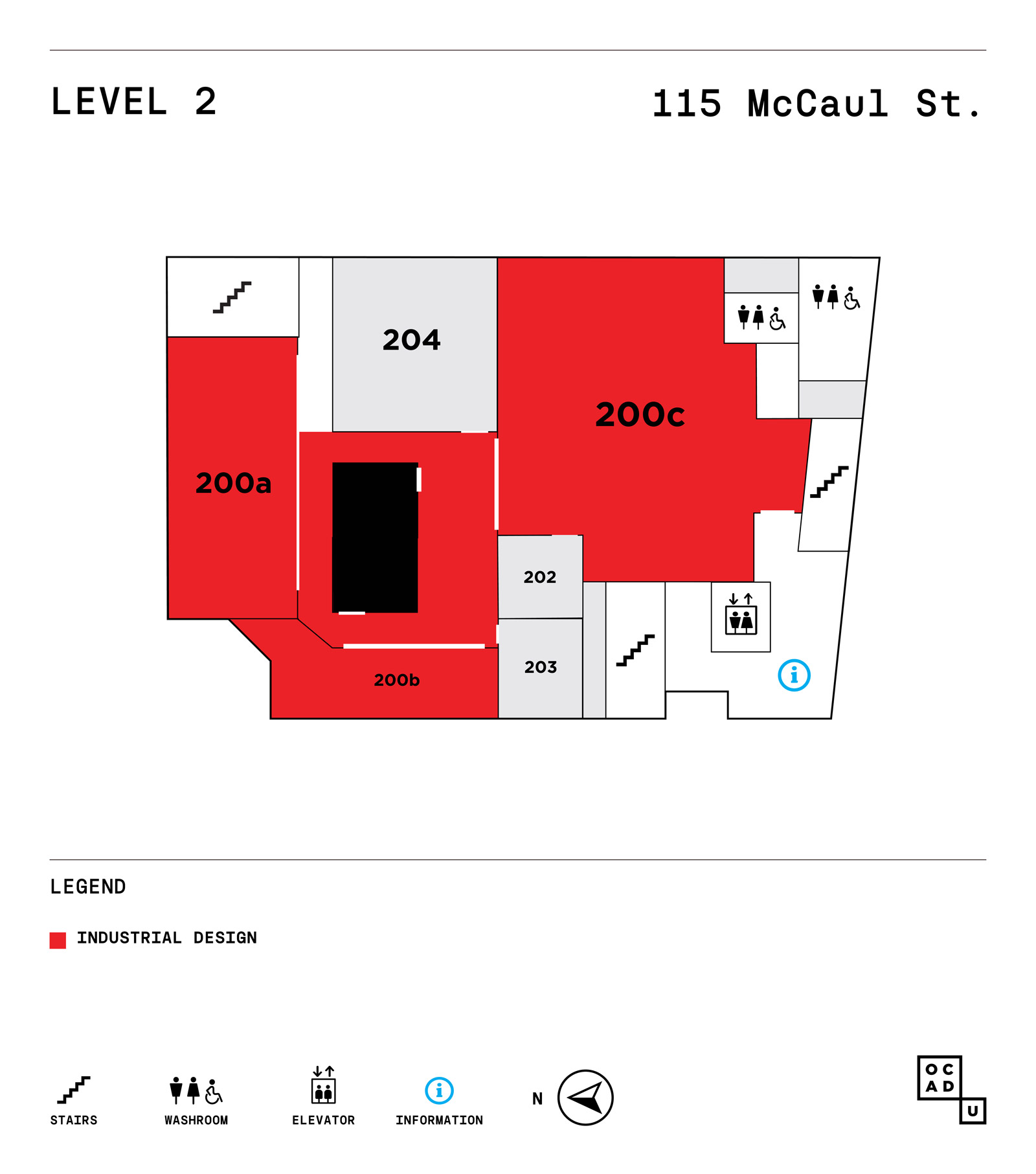 GradEx 111 Map - 115 McCaul Level 2
