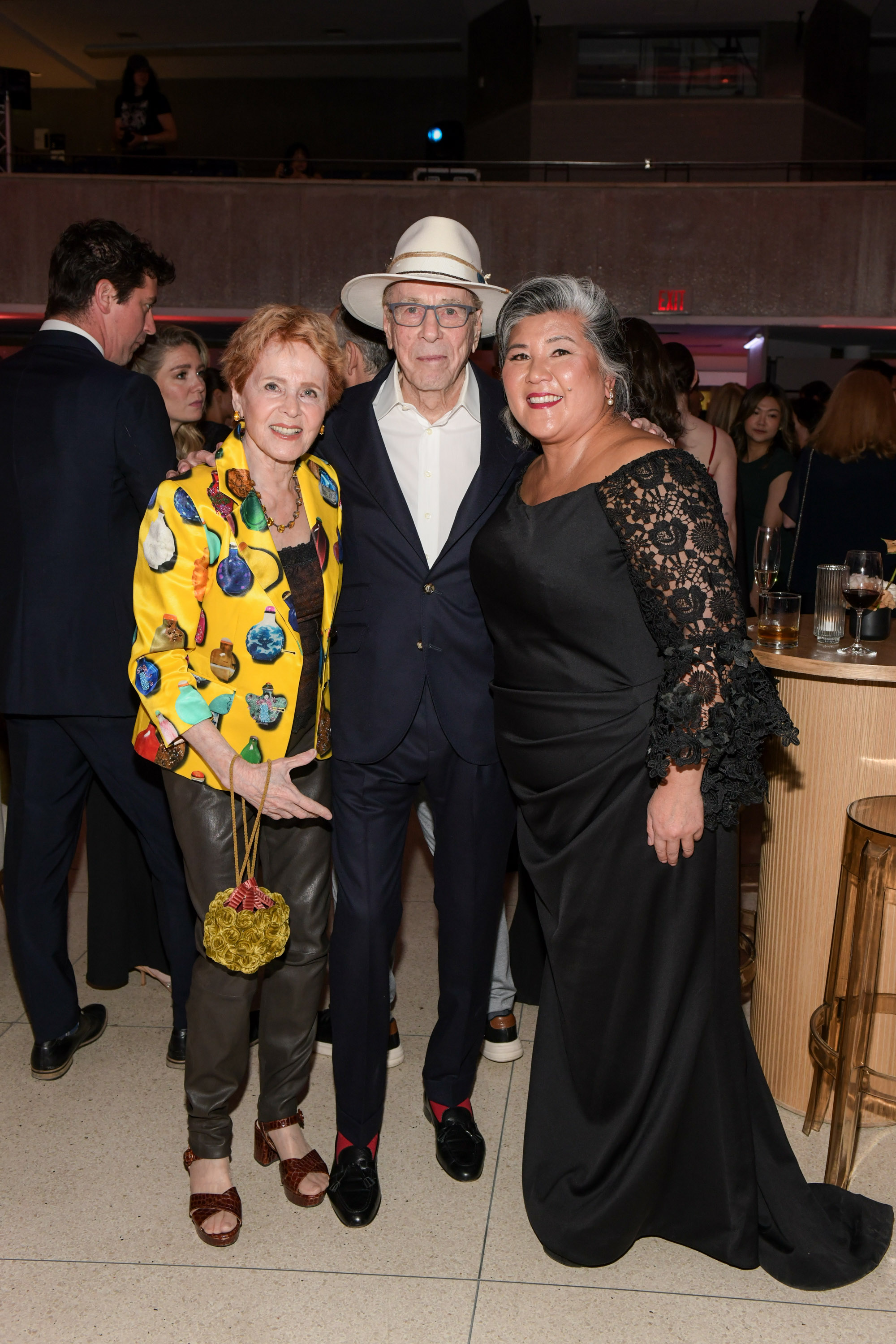 Group of people posing for a photo at the Gala