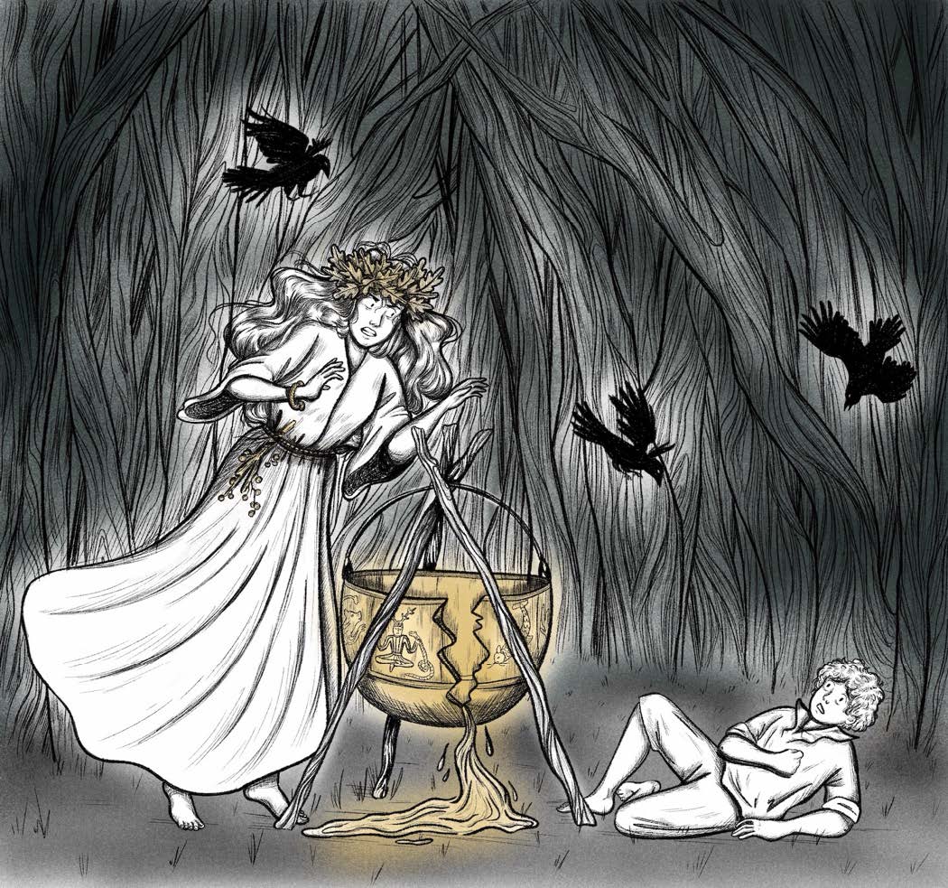 The Story of Taliesin, 2022, digital, 5 x 4.5 inches © Gillian McLellan, courtesy of the artist