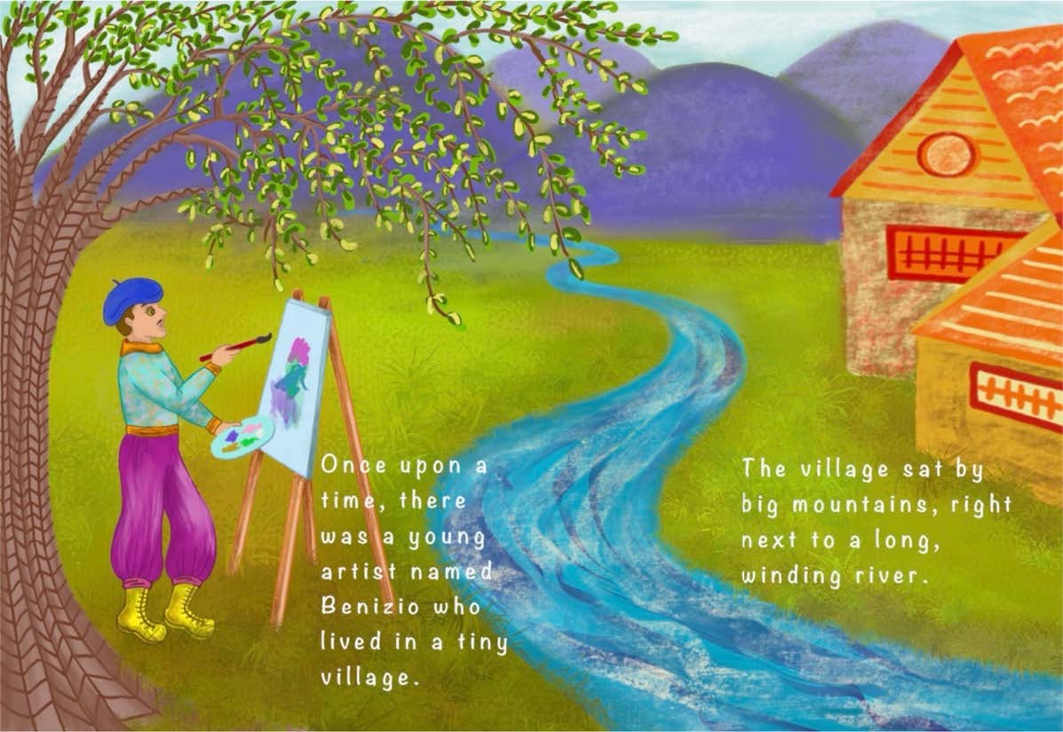 Ville d’Étoile #1, 2025, Procreate on iPad, 2000 x 1378 pixels © Mary Li Lim, courtesy of the artist