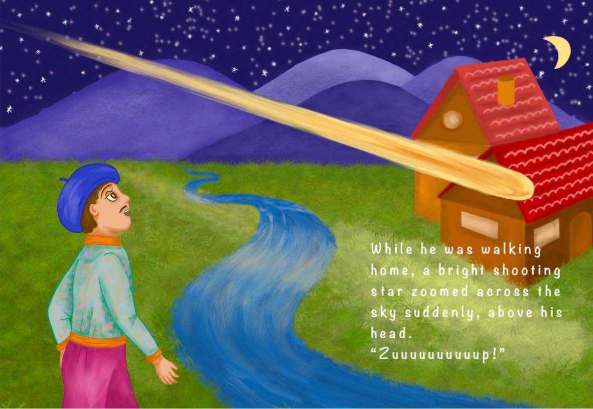 Ville d’Étoile #3, 2025, Procreate on iPad, 2000 x 1378 pixels © Mary Li Lim, courtesy of the artist