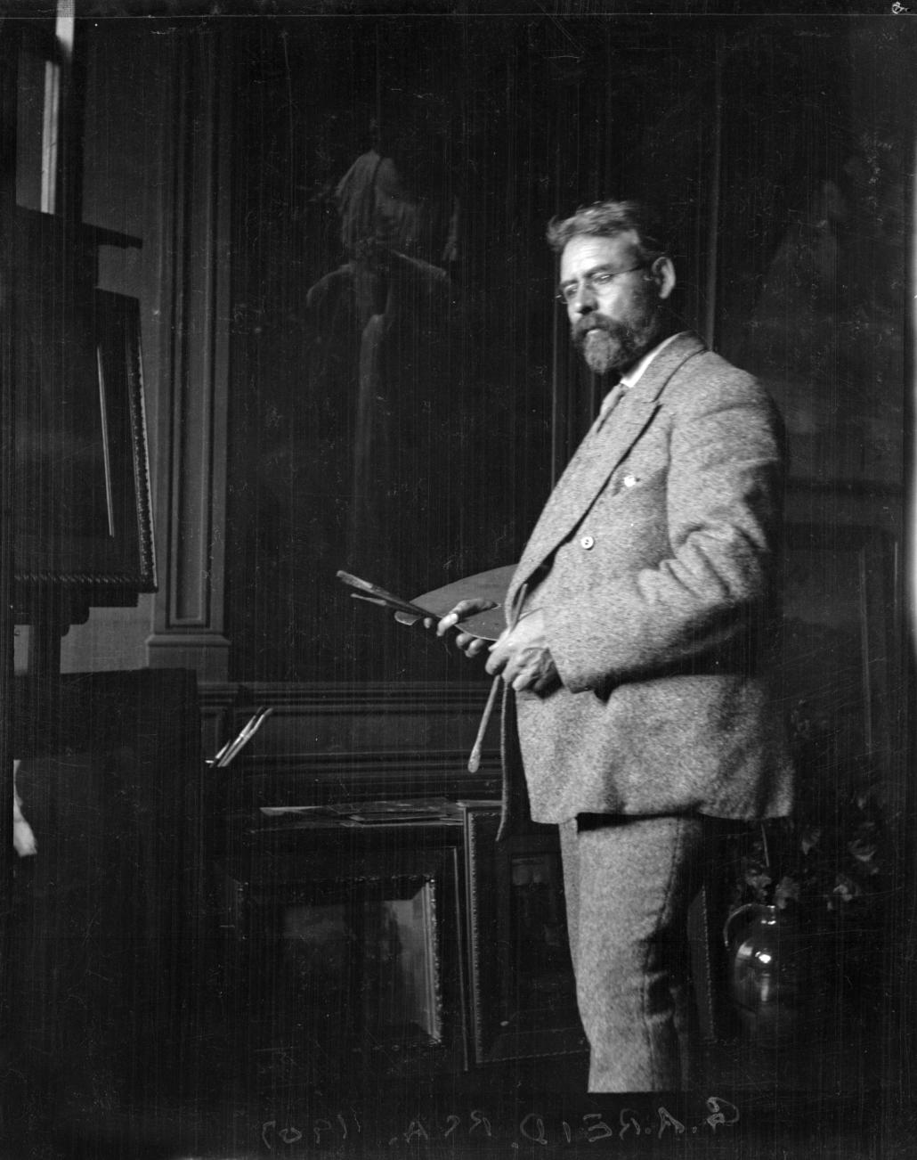 George Agnew Reid at home, October 25, 1907. ©Archives of Ontario F 1075-16-0-0-9