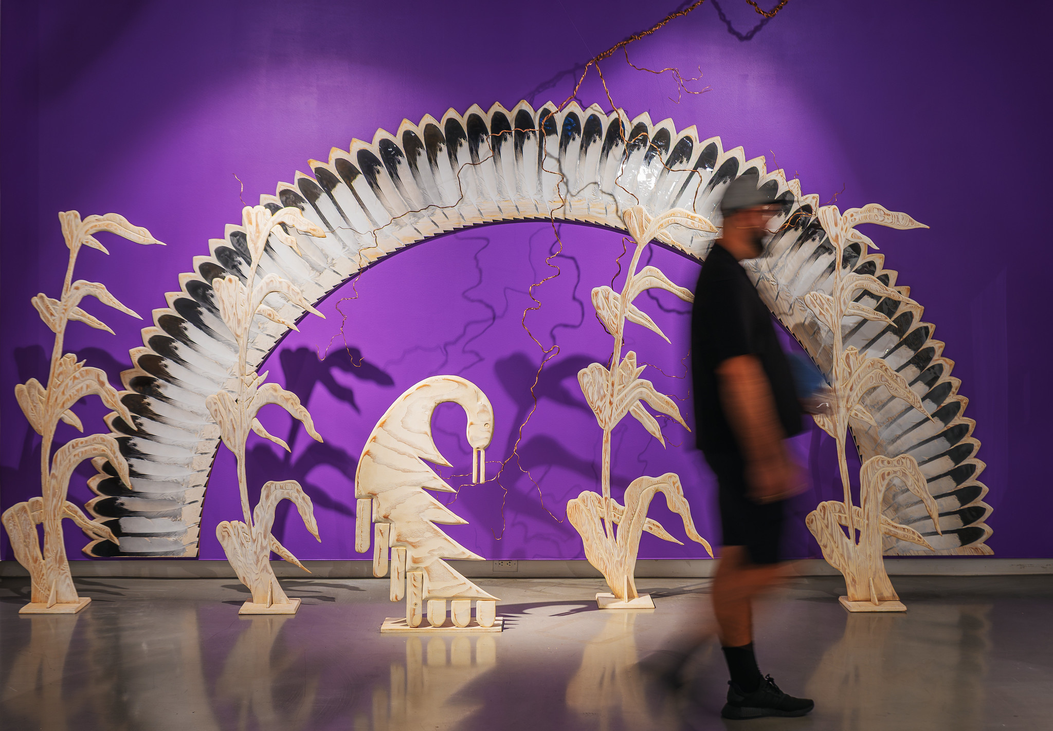 An artwork on view at Onsite Gallery