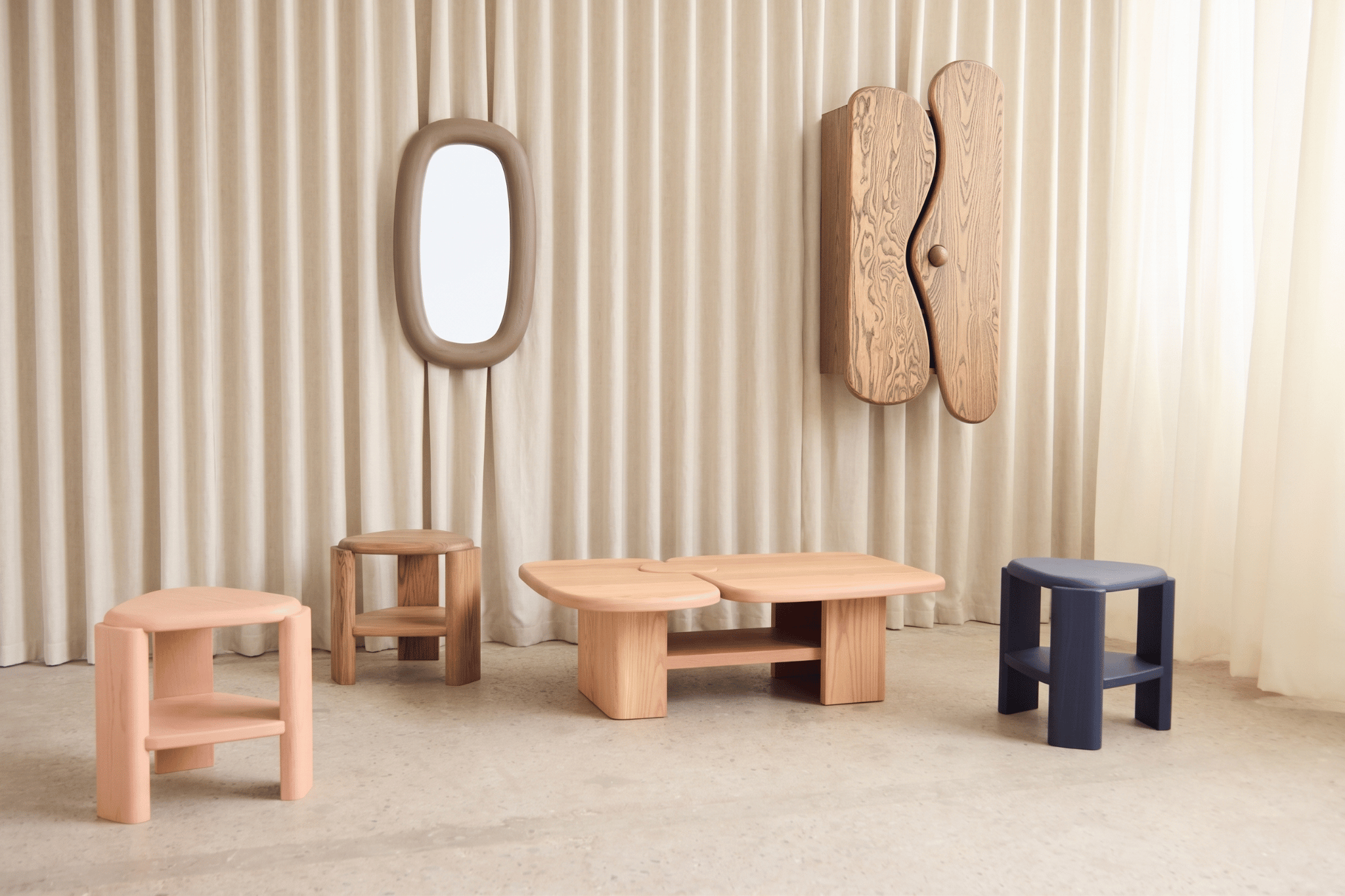 Photograph of the CARVER furniture collection