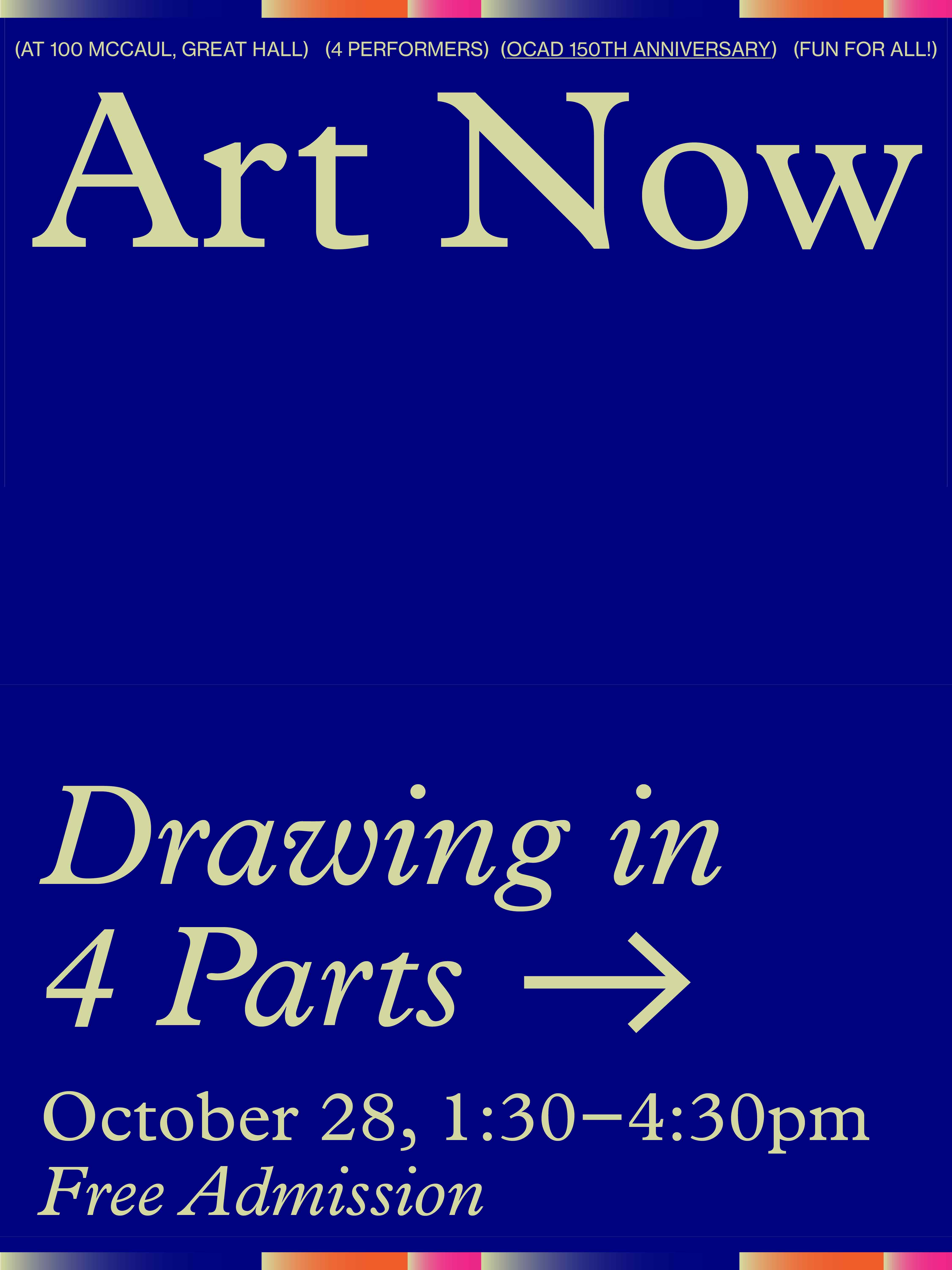 Blue poster
