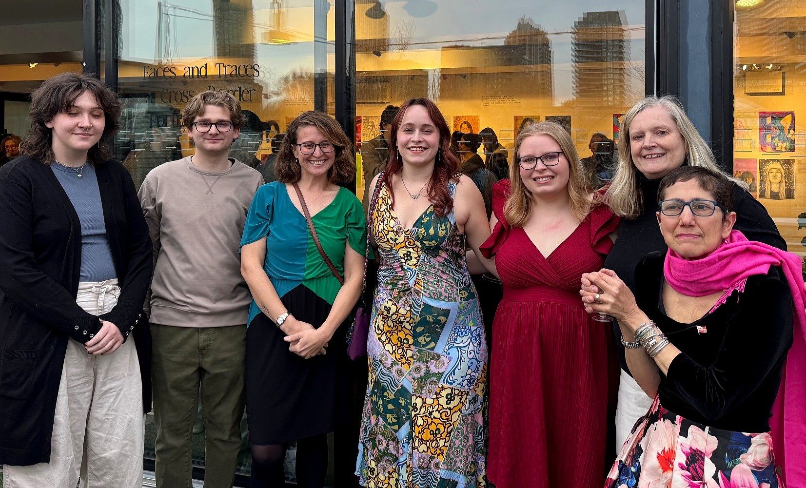 Group photo of MSU students and professors.