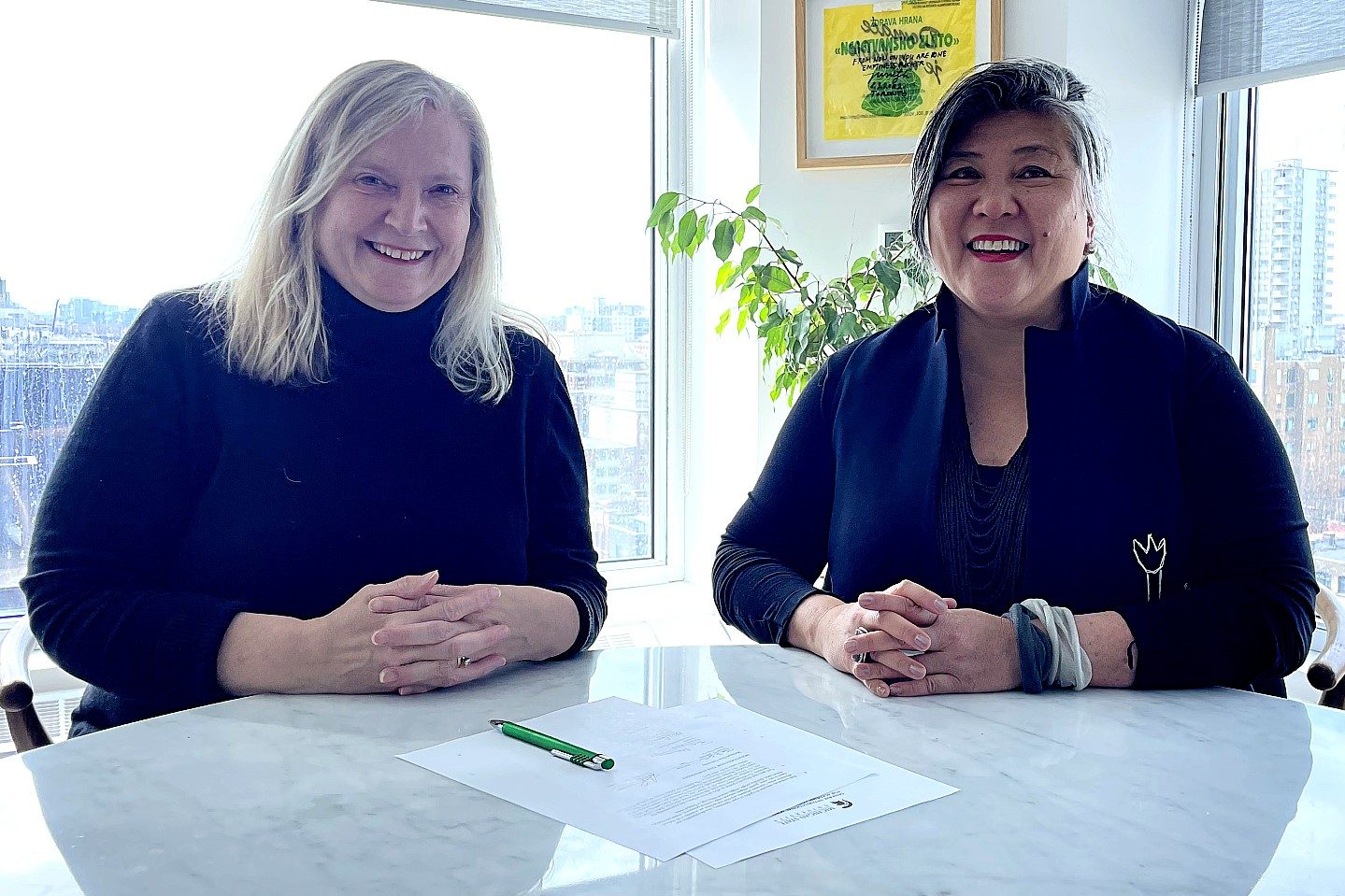 Rebecca Malouin (left) and Ana Serrano (right)