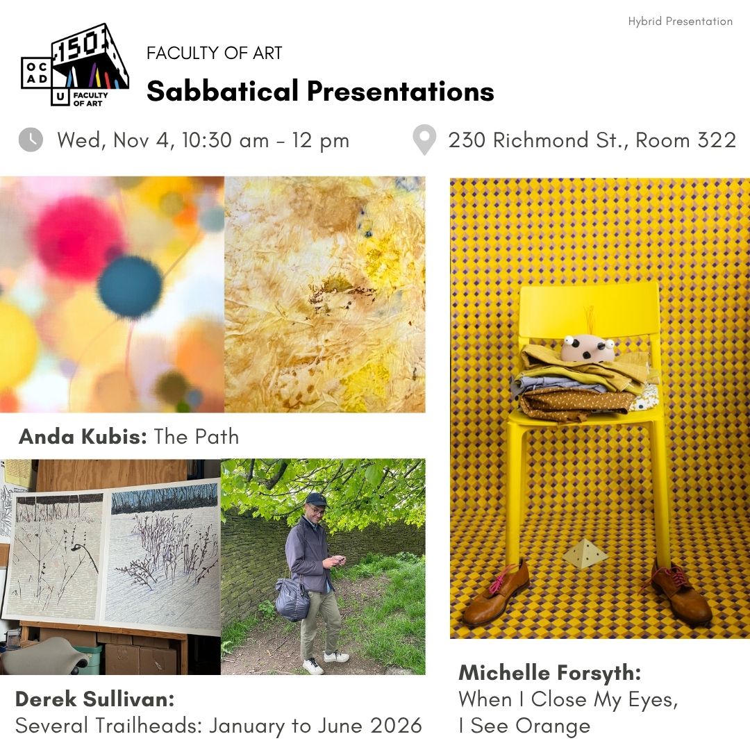 poster for 3 faculty sabbatical presentation
