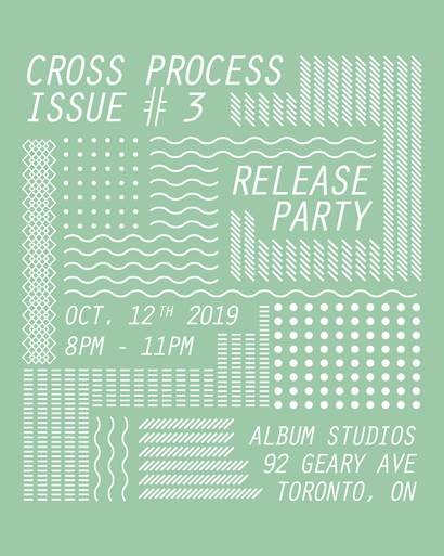 Poster for Cross Process Issue 3 launch