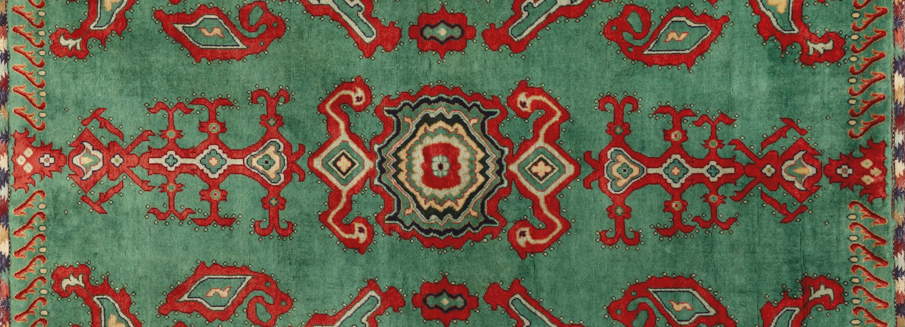 Carpet No. 3 (2022) by Sheer Zazai, handwoven wool carpet. Image courtesy of Shaheer Zazai.