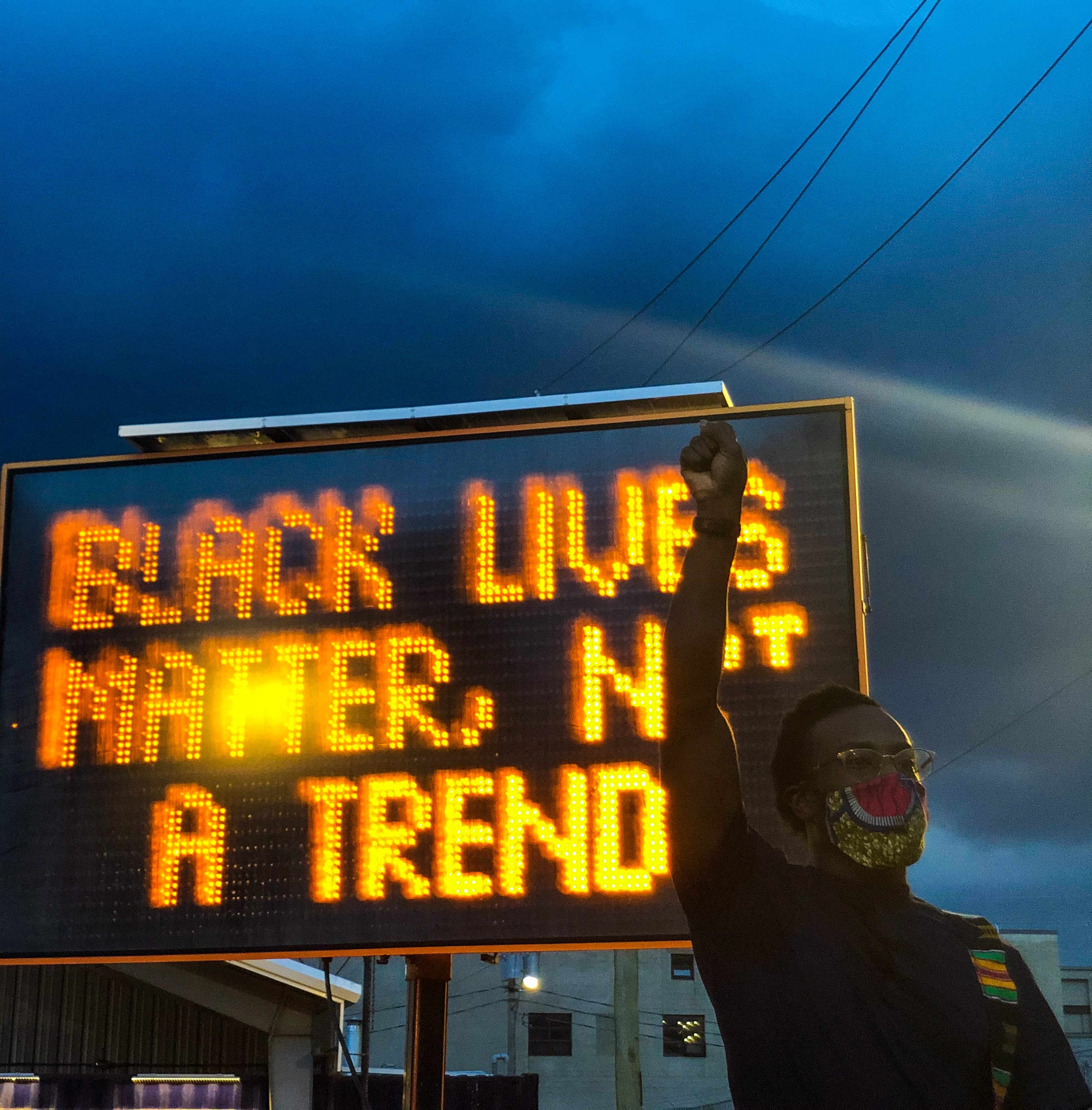 BLACK LIVES MATTER NOT A TREND