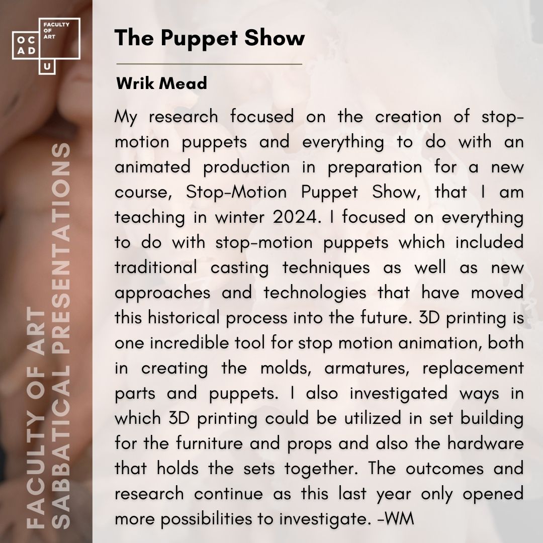 Presentation blurb of Wrik Mead