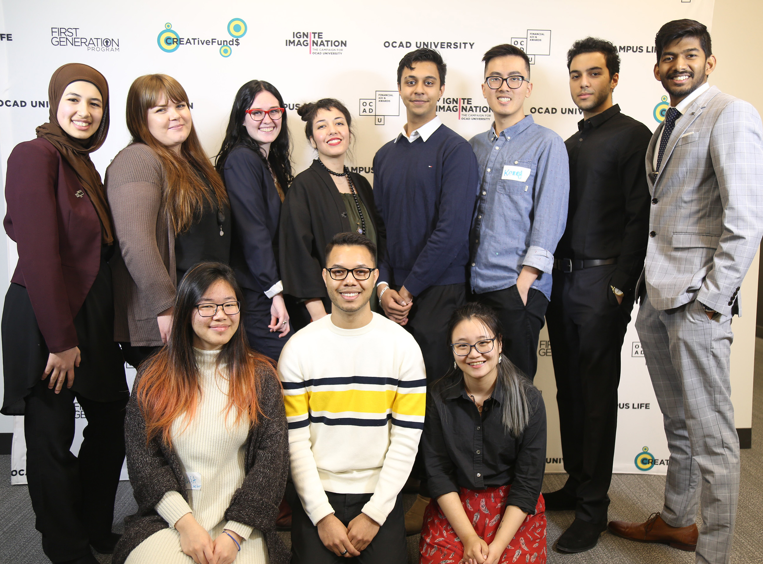 Group photo - student leaders; photo by Mathisan Paramanathan.