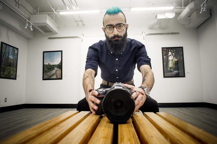 Ishkhan Ghazarian photo of Ishkhan Ghazarian with camera