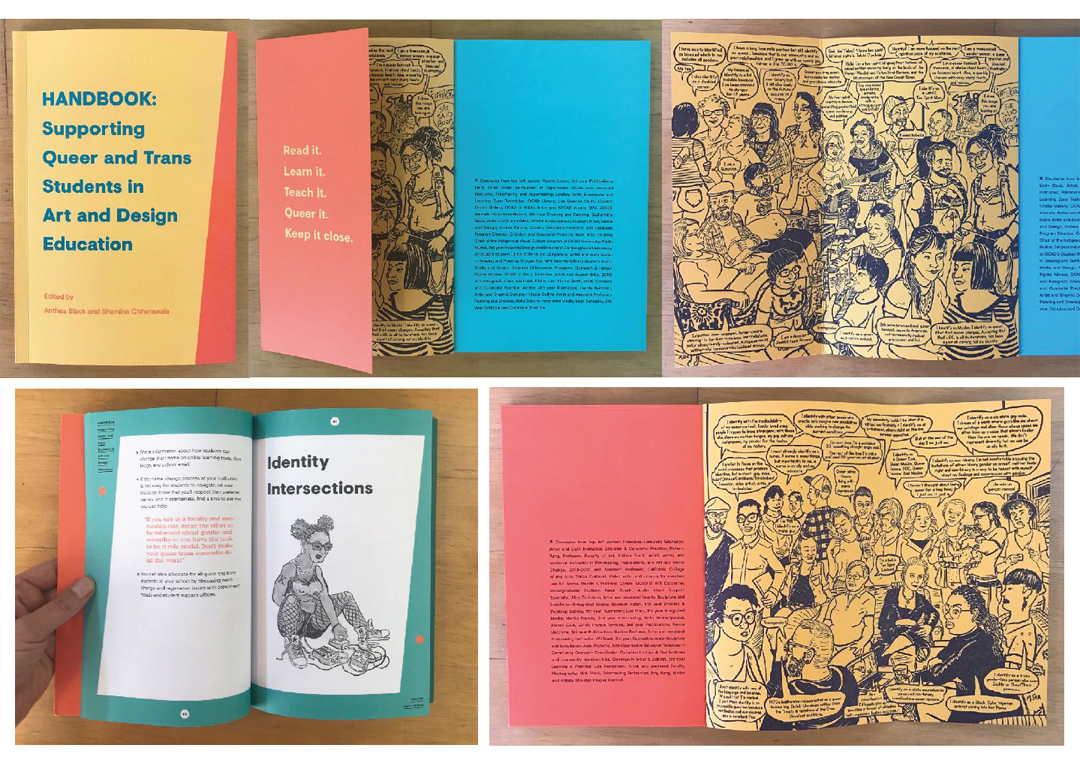images of pages from the handbook