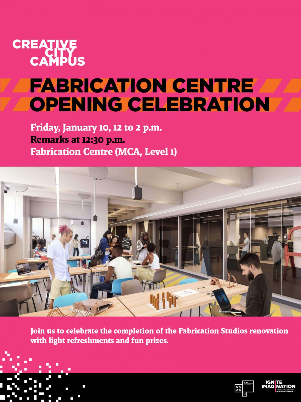 Invitation to Fabrication Centre Reopening Celebration