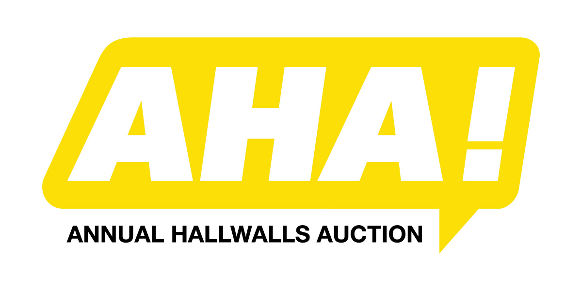 AHA logo, white bold letters, yellow background