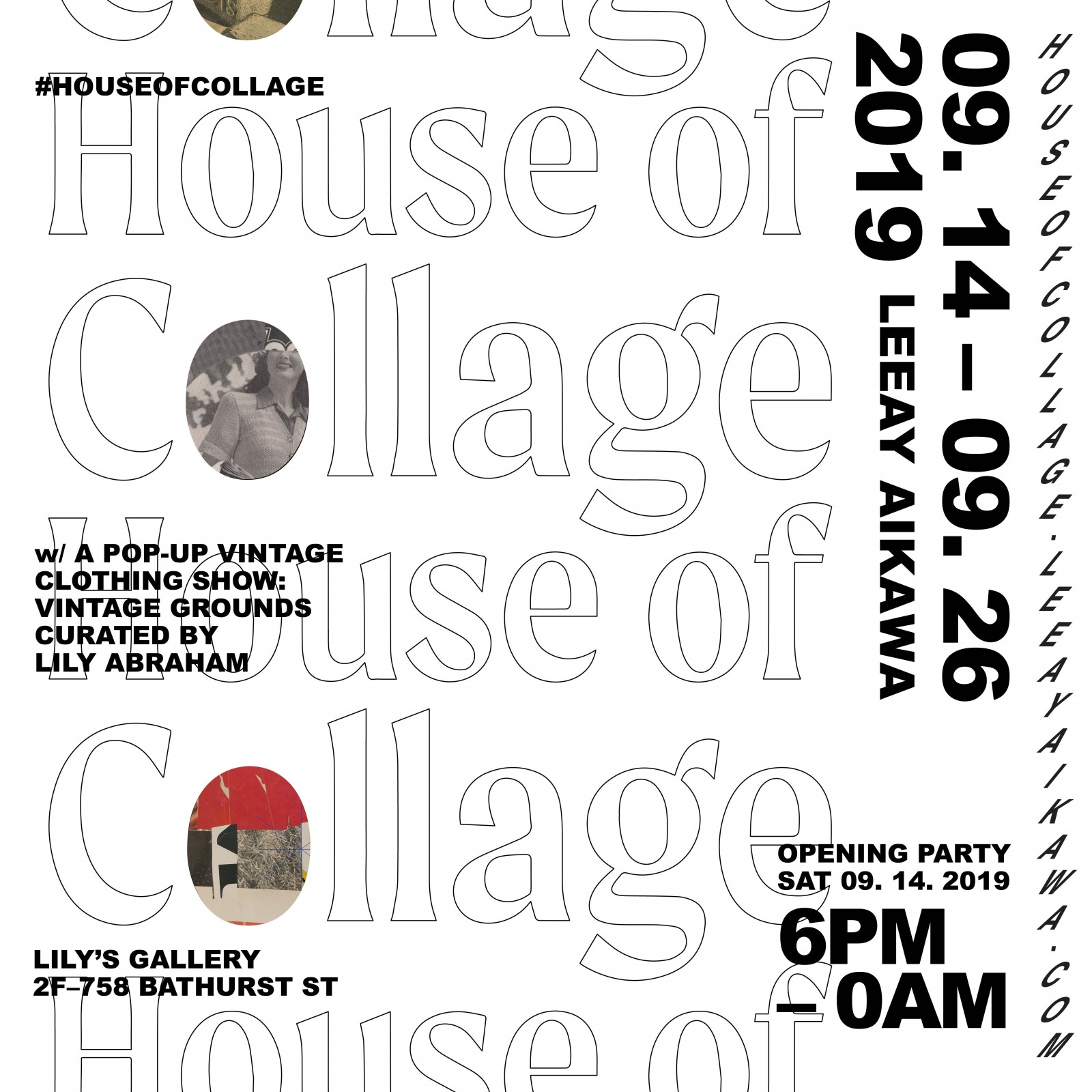 House of Collage Poster