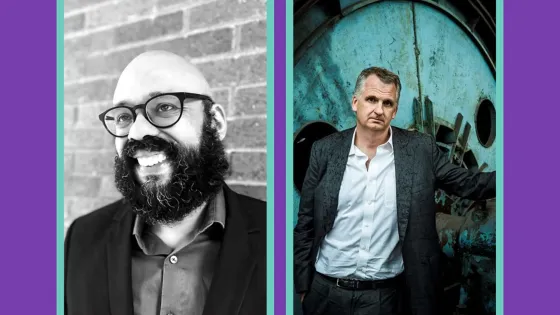 Image (pictured from left): Musa al-Gharbi, Timothy Snyder