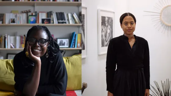 Photo of eunice bélidor and Joséphine Denis