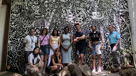 Cover image displaying a group photo of people participated in the "Building Cultural Bridges through Animation: A Collaborative Journey Between the Philippines and Canada"