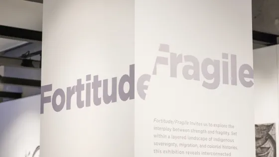 Text on the wall - Fortitude/Fragile
