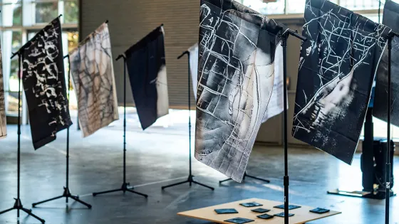 Kasra Goodarznezhad, Evolving Maps; A Collective Memory, examples of AI generated maps, 2022 Artist Project recipient.