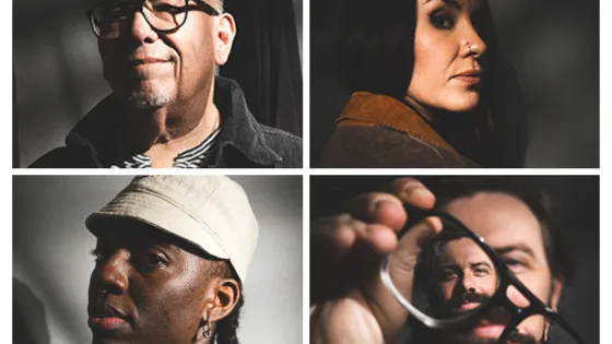 Grided composition image of photography featuring Ryan Rice, Catherine Blackburn, Oreka James and Vladimir Kanic.
