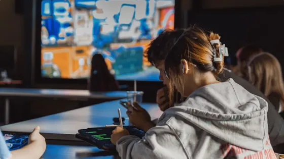 Students in a seminar room