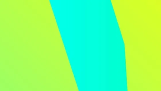 patterned image with lime green and blue lines