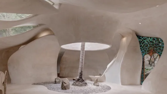The Tarasana birthspace in Mexico
