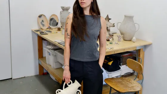 Kendra Yee in studio