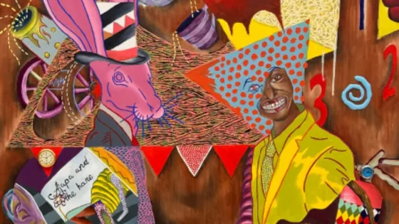 Multi-coloured artwork collage by Chimemelie Okafor.