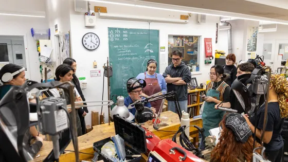 Classroom of students