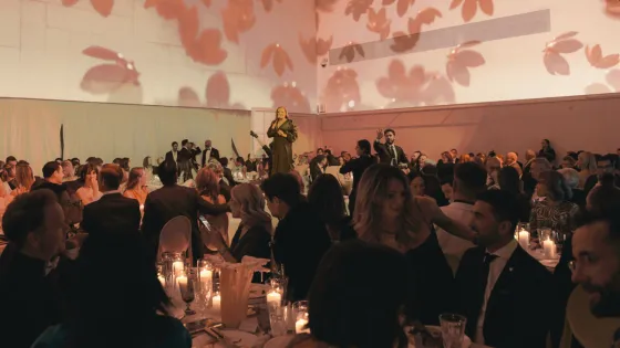 Crowd shot of guests at OCAD U Gala